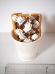 画像2: Ｓ様オーダー品　食品サンプル ワッフル　生クリーム＆チョコクリームデコレーション (2)