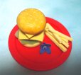 画像2: ミニチュア食品サンプル　ドールハウス ハンバーガー＆メモスタンド　赤　小