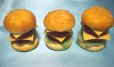 画像3: ミニチュア食品サンプル　ドールハウス ハンバーガー＆メモスタンド　赤　小