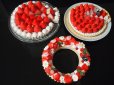 画像3: 食品サンプル　フェイクスイーツ　丸いちごタルトホールケーキ2(大　直径16cm）　撮影小道具　店舗ディスプレイケーキ
