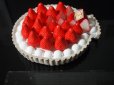 画像6: 食品サンプル　フェイクスイーツ　丸いちごタルトホールケーキ2(大　直径16cm）　撮影小道具　店舗ディスプレイケーキ