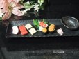 画像1: 食品サンプル　撮影小物に！フェイク寿司　長皿セット　30％オフ！ (1)