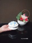 画像15: 食品サンプル　バラのケーキ型　ブルー　マグネット　小物入れ　撮影小物にも！