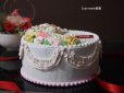 画像1: スイーツデコ　デコレーションケーキ型　　フラワーケーキ　　プレゼントにも！ (1)