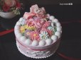 画像1: スイーツデコ　デコレーションケーキ型　　フラワーケーキ　小物入れ　プレゼントにも！ (1)