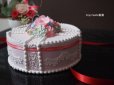画像6: スイーツデコ　デコレーションケーキ型　　フラワーケーキ　小物入れ　プレゼントにも！