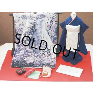 画像: n様ご予約品　着物ミニインテリア　芸者内掛アート