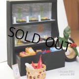 画像: ドールハウス　ミニチュア　和食ショーケース棚