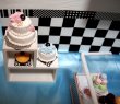 画像4: ドールハウス　ミニチュア　スイーツディスプレイ棚3