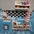 画像2: ドールハウス　ミニチュア　スイーツディスプレイ棚3