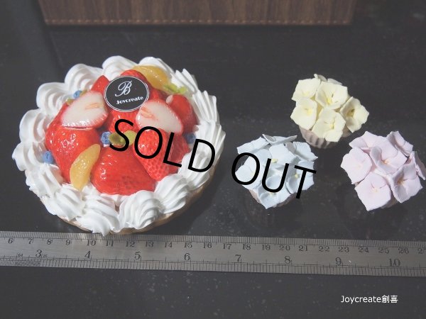 画像3: 新春福袋！食品サンプル　フルーツタルト＆あじさいカップケーキマグネットセット　
