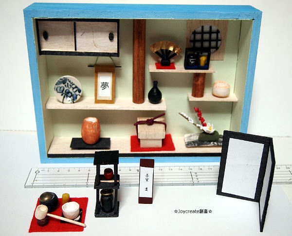 画像: Y様ご予約品　ドールハウス　ミニチュア　日本　和室　床の間2　