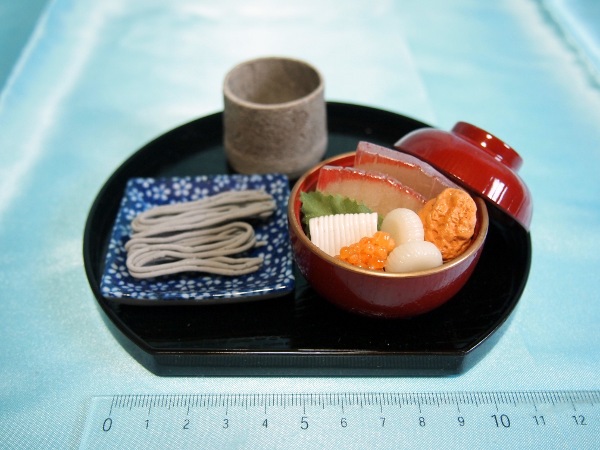 画像: 食品サンプル　ミニ　和食　海鮮丼セット　撮影小物・ショップディスプレイ　お供えにも！