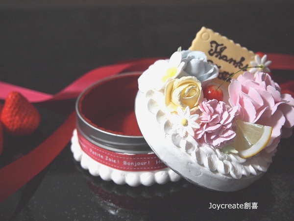 画像: 食品サンプル　カーネーションケーキ型　ピンク　マグネット　小物入れ　撮影小物にも！