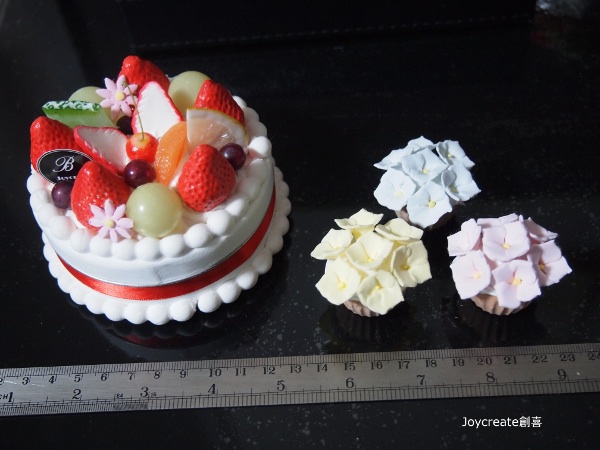 画像: 新春福袋！食品サンプル　フルーツデコレーションケーキ型3　マグネットセット　小物入れ　