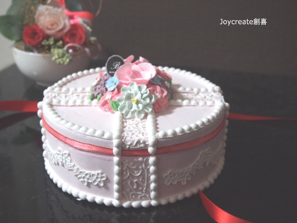 画像1: スイーツデコ　デコレーションケーキ型　　フラワーケーキ　小物入れ　プレゼントにも！